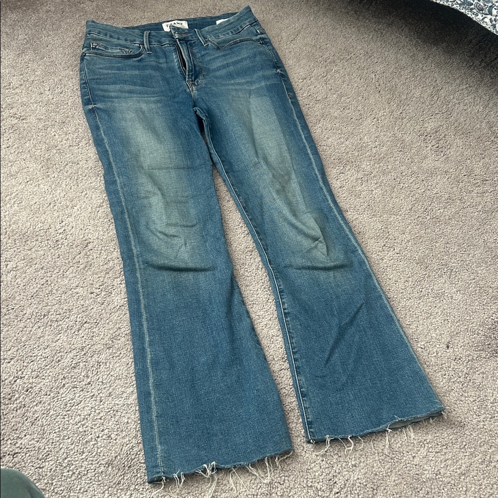 Frame Denim Women's Le Crop Mini Boot Jeans - Picture 2 of 3